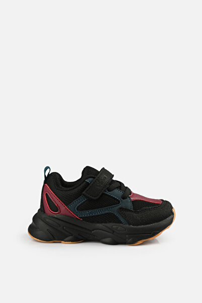 Vicco Asimo Hafif Unisex Bebek Siyah Sneaker