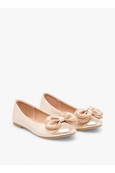 Flora Bella by Shoexpress Bow Accent Slip-On Ballerina Shoes