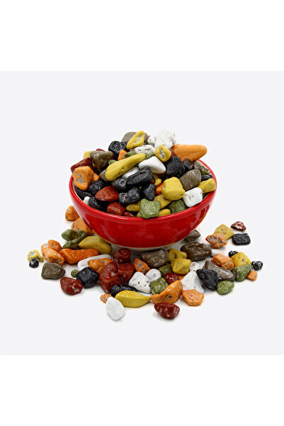 Saido Kahve Çakıl Taşı Çikolata 500g – Renkli, Eğlenceli Ve Doğal Görünümlü Ç...