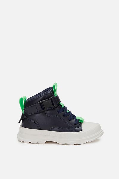 Vicco Μπότες αγοριού Navy Blue με αγκράφα από μπαμπού