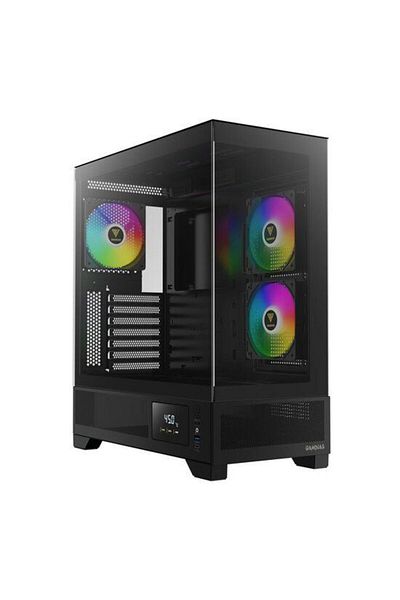 gamdias Carcasa Gamdias Atlas M1, Middle Tower, tempered glass (Negru)