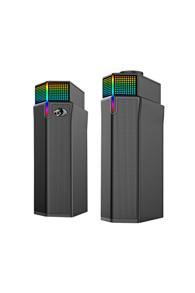 REDRAGON Redragon Yorick Bluetooth Speakers, 2 x 2W, RGB Lighting (Black)