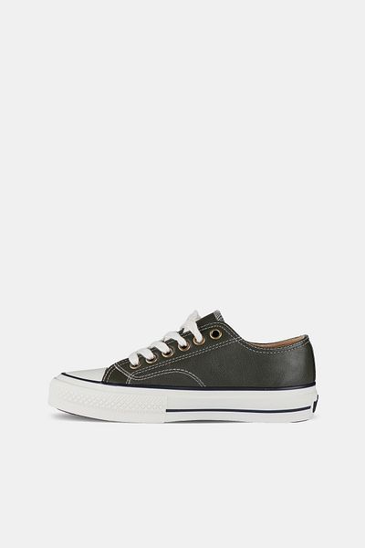 Vicco Navar Basic Unisex Khaki Sneaker - Young