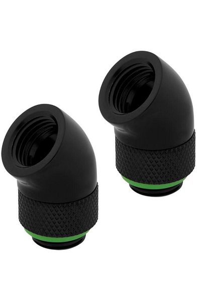 Corsair Set 2 adaptori Corsair Hydro X Series, 45 (Negru)
