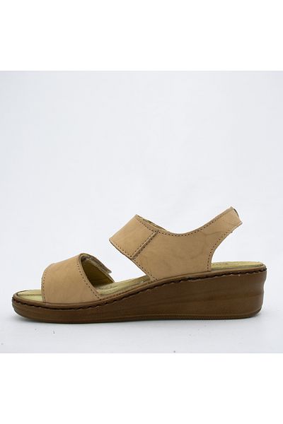 CONSUELO Orthopedic Leather Slippers with Velcro Soles 10403