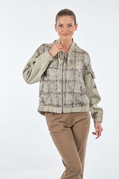 Unique fashion Unique Mode Oversize Minimalist Γυναικείο Μπουφάν με κουκούλα - Δερμάτινη λεπτομέρεια