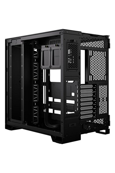 Corsair Corsair 6500X Case, Middle Tower, No PSU, Tempered Glass, ATX, E-ATX (Black)