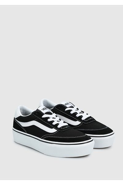 Vans Brooklyn Ls Platform Black Women's Sneaker Vn000Dc4Ba21