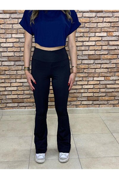 exxitcollection طماق الساق الاسبانية عالية الخصر من القماش للغوص