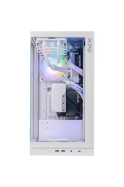 XPG Carcasa XPG Invader X, Middle Tower, tempered glass (Alb)