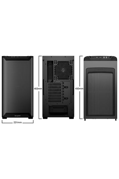Be Quiet! Carcasa be quiet! Pure Base 501 Airflow Window Black, Middle Tower, tempered glass (Negru)