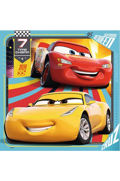 RAVENSBURGER Walt Disney Cars3 3-49 Piece Puzzle 080151