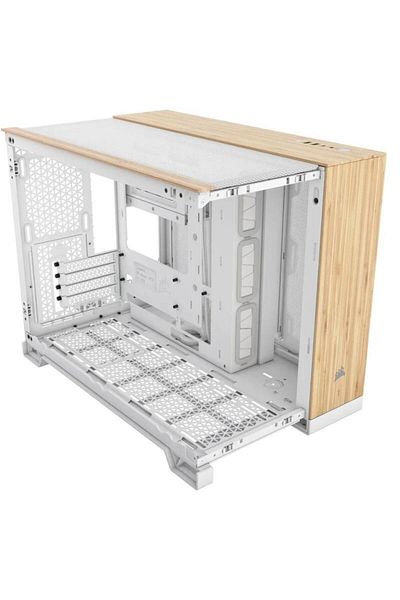 Corsair Carcasa Corsair 2500X Dual Chamber, Mini Tower, tempered glass (Alb/Crem)