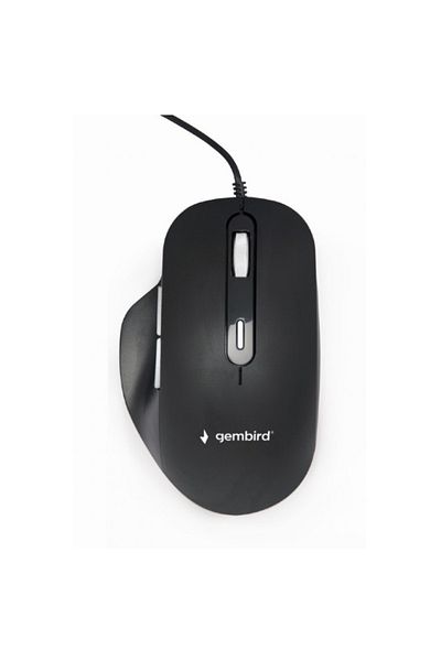 Gembird Mouse Gembird MUS-6B-02, Wired, USB (Negru)