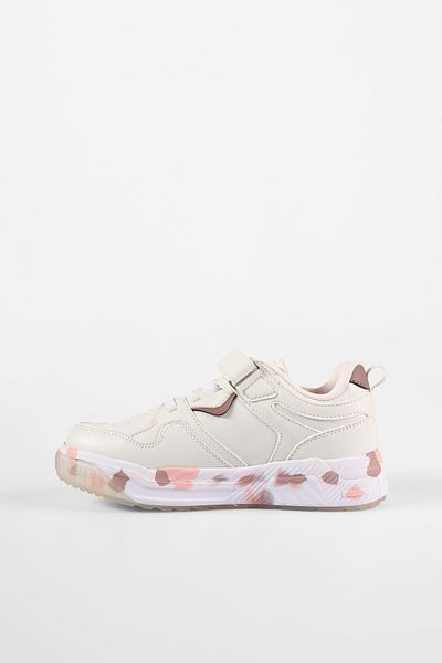 Vicco Monaco Lightweight Girls' White/Powder Sneakers