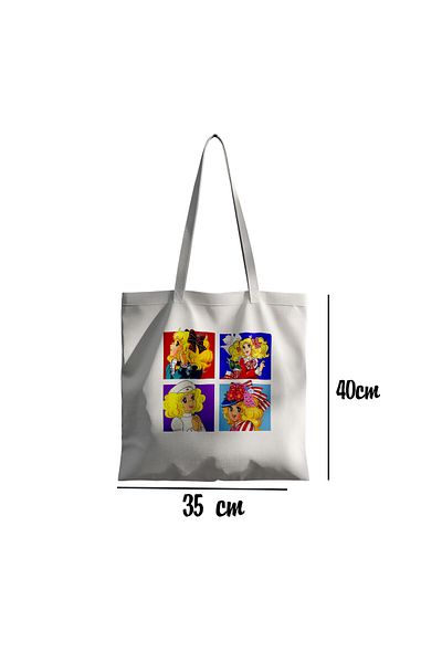 Akumastik Nostalgic Anime Cloth Bag 35X40Cm Anime Tote Bag