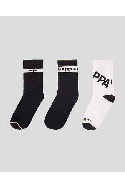 Kappa Twel 3Pack Unisex Socks 332415 W