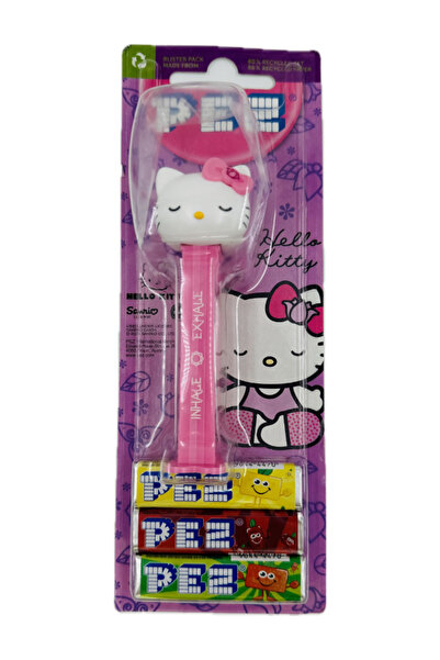 Pez Hello Kitty Lisanslı Oyuncak Şekerleme 1 Pez Adam 3 Şeker