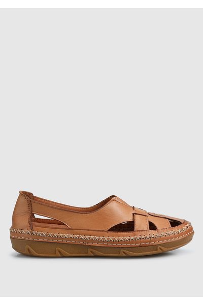 Eclipse Tan Leather Women's Shoes