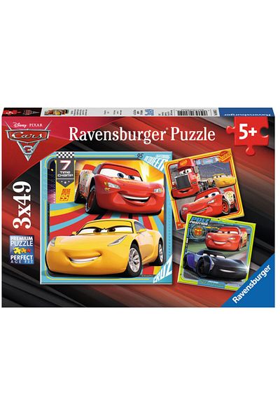 RAVENSBURGER Walt Disney Cars3 3-49 Piece Puzzle 080151