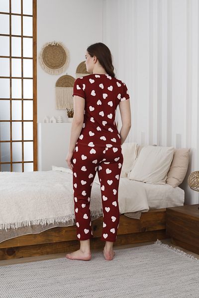 LİLA İÇ GİYİM Pegasus Short Sleeve Pajama Set