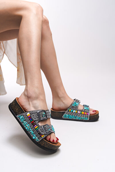 Riccon Iohlica Women's Slippers 00121398041 Black