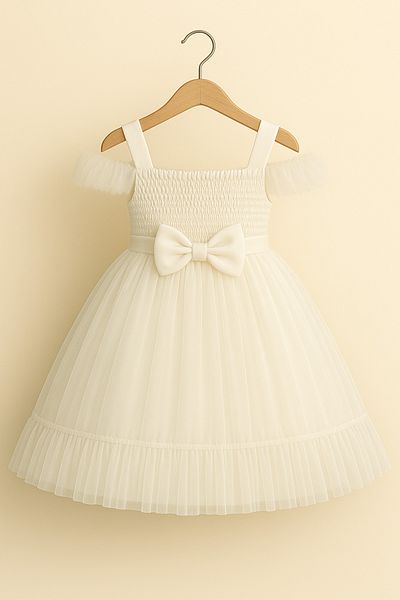 DUBAİ ÇOCUK Girl's Princess Wedding Dress - Special Occasion and Event Dress