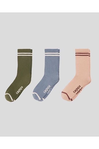 Kappa Sasy 3Pack Unisex Socks 332414 W