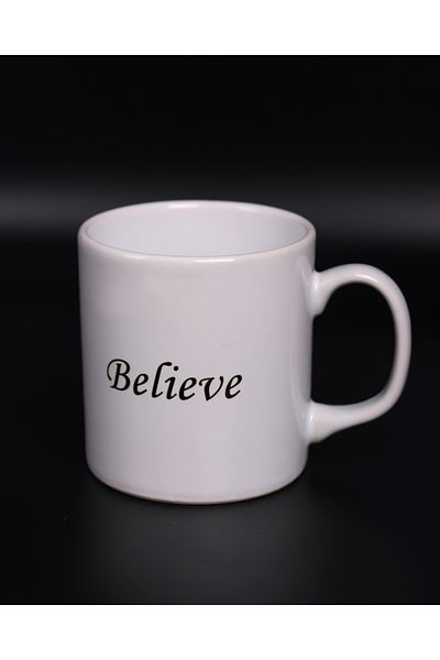 TREND YANKI Written White Glass