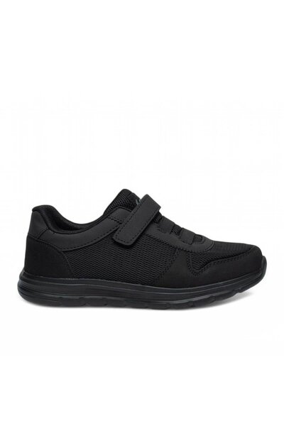 BlackSea Unisex 36-40 Siyah Cırtlı Active Anatomik Taban Sneaker