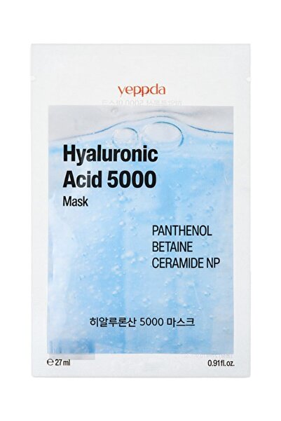 YEPPDA hyalüronik asit içeren yoğun nemlendirici kağıt maske Yeppda hyaluroni...