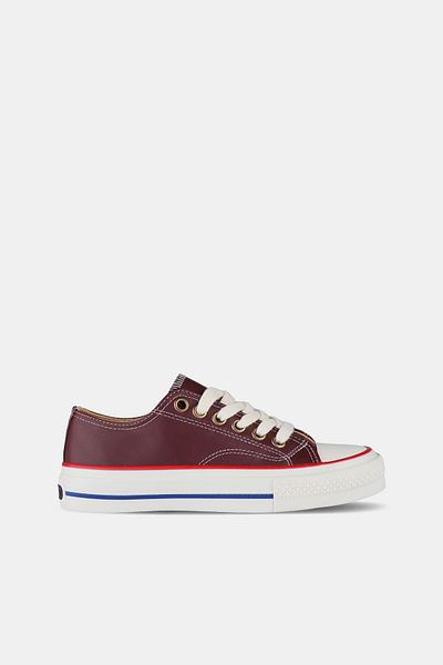 Vicco Unisex Youth Claret Red Sneaker - Navar Basic