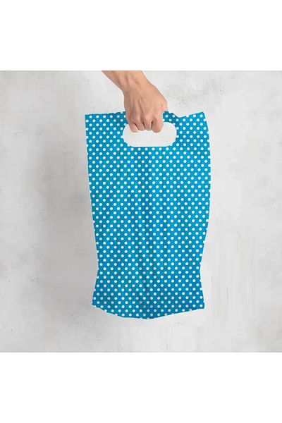 san Hand-Held Mother of Pearl Bag 17X25 cm 100 Pack Light Blue