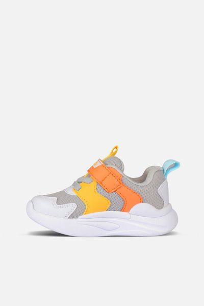 Vicco Birdy Basic Baby Boy Gray Sports Shoes