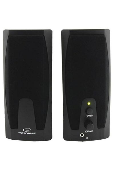 ESPERANZA Boxe Esperanza Giocoso EP110, 2 x 3 W (Negru)