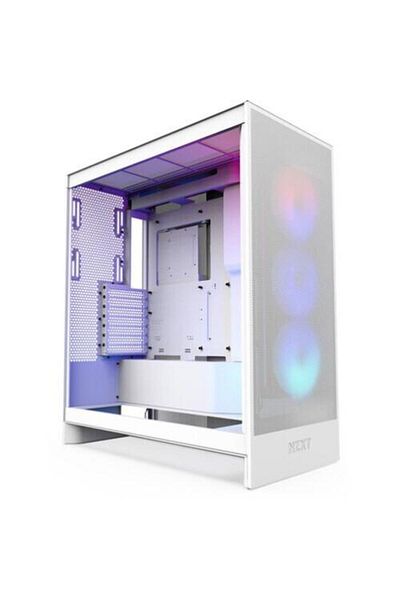 Nzxt Carcasa NZXT H7 Flow RGB, Mid-Tower, ATX, Alb