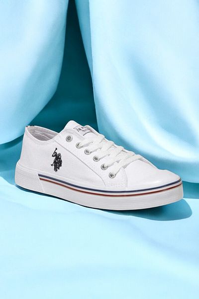 U.S. Polo Assn. A 10526789   Tenis casual alb de damă