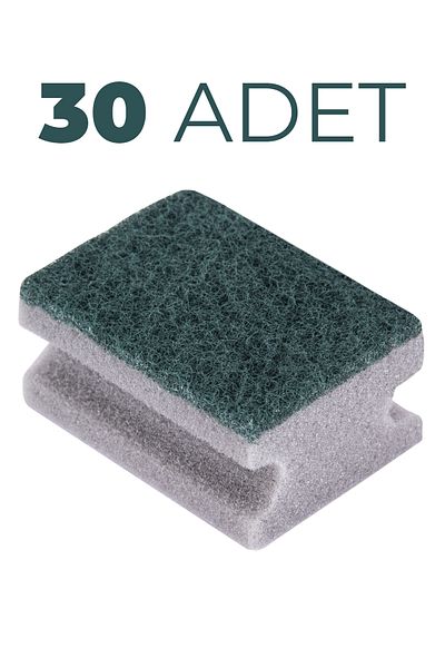 EverKlean 30 Pack Corrugated Gray Economical Nail Protection Dish Sponge