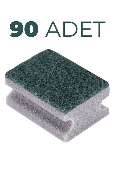 EverKlean 90's Corrugated Gray Economical Nail Protection Dish Sponge