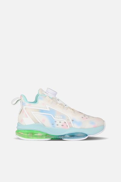 Vicco Unique Cool Sole Girl's White Basketball Shoes