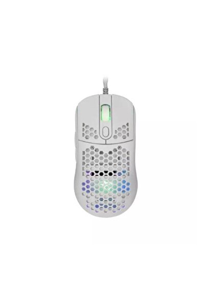 white shark Mouse Gaming White Shark GM-5007 GALAHAD, 6.400 DPI, RGB, USB (Alb)
