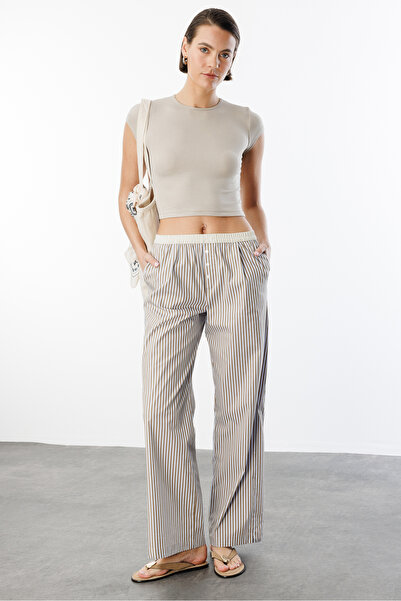 GENIUS STORE Κοντομάνικο Γυναικείο Crop T-shirt CROP-T-SHIRT