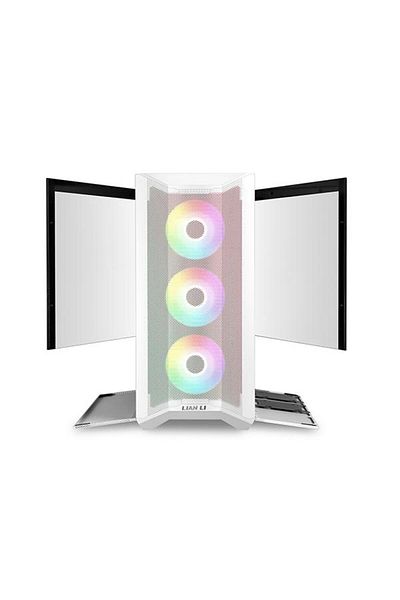Lian Li Carcasa Lian Li LANCOOL II Mesh C RGB, Middle Tower, fara sursa, ATX, E-ATX (Alb)