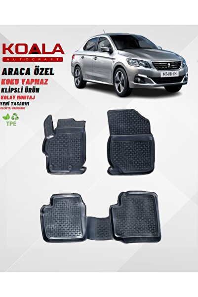 KoalaOtoTekstil Peugeot 301 Arca Özel Havuzlu Paspas