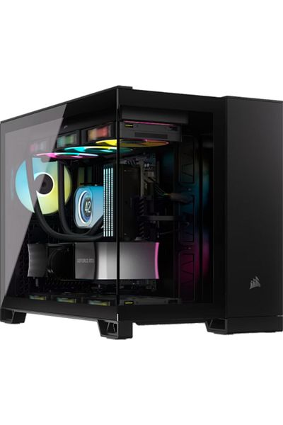 Corsair Icue Link 2500x Rgb Micro ATX Case - Black