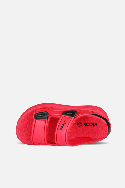 Vicco Vital Basic Unisex Baby Red Sandals