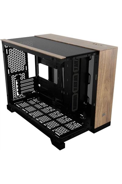 Corsair Carcasa Corsair 2500X Dual Chamber, Mini Tower, tempered glass (Negru/Maro)