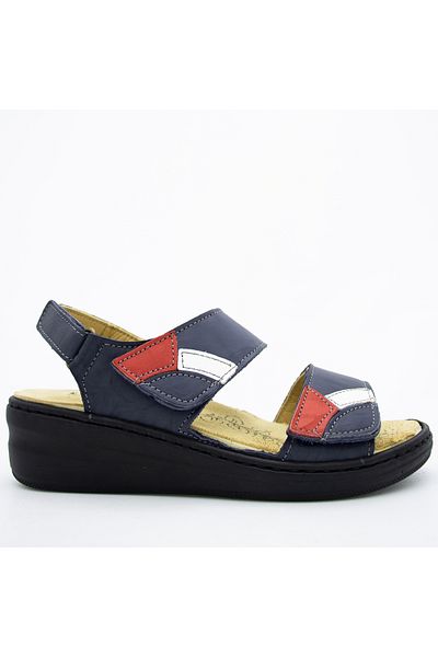 CONSUELO Orthopedic Leather Slippers with Velcro Soles 10403