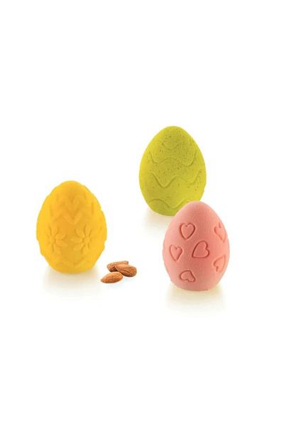 silikomart Formă de ouă din silicon, Egg Hunt, 11 cavități, Ø53 x 67h mm