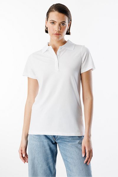 GENIUS STORE Tricou de bază cu gât polo pentru femei FEMEIE-POLOYAKA
